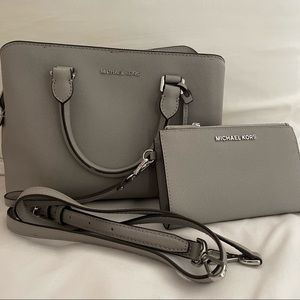 Michael Kors Savannah Medium Satchel (w/ matching wallet)